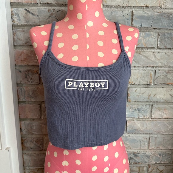 PLAYBOY Tops - Playboy by Pacsun spaghetti strap cropped tank